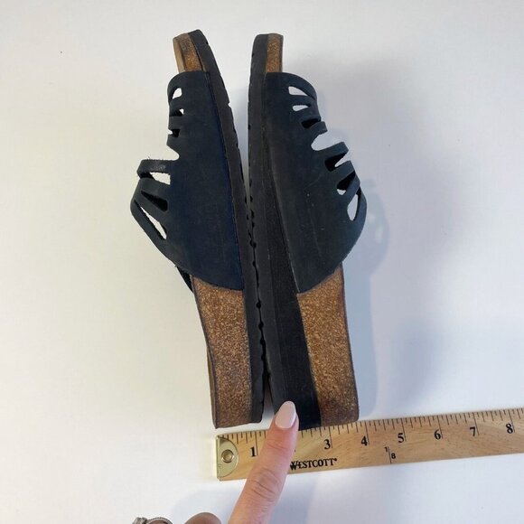 Birkenstock Womens Granada Double Straps Birk Sandals Brown 9 Flat Open Slide - Picture 7 of 9